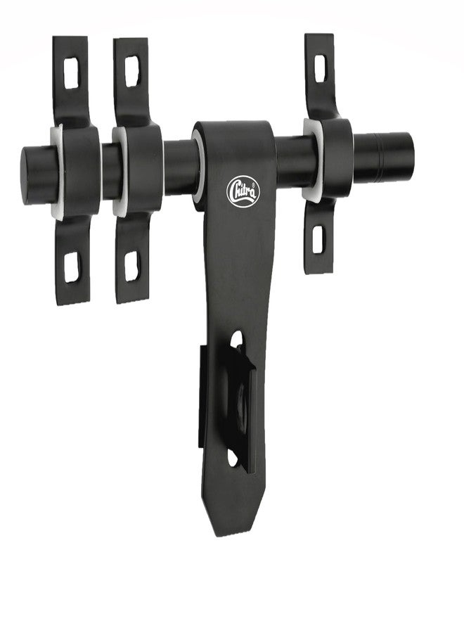 Chitra Jazz Series Stainless Steel Heavy Aldrop for Single Door for Home/Office Door (12 Inch, Black) Pack of 1 - Image 1